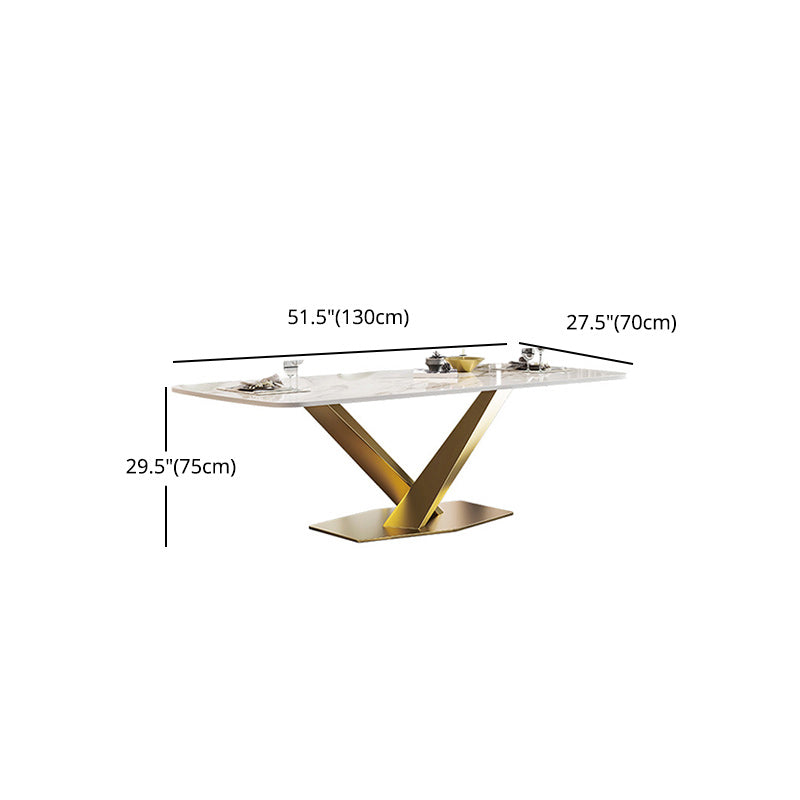 Nordic Glam 1/2/3/4/5/7 Pieces Dining Set Sintered Stone Dining Table Set for Kitchen