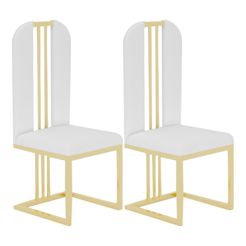 Glam 1/2/5/6/7 Pieces Gold Dinette Set with Sintered Stone Top Rectangle Dining Table Set