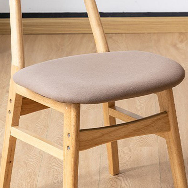 Wood Industrial Kitchen Dining Room Chair Open Back Side Chair