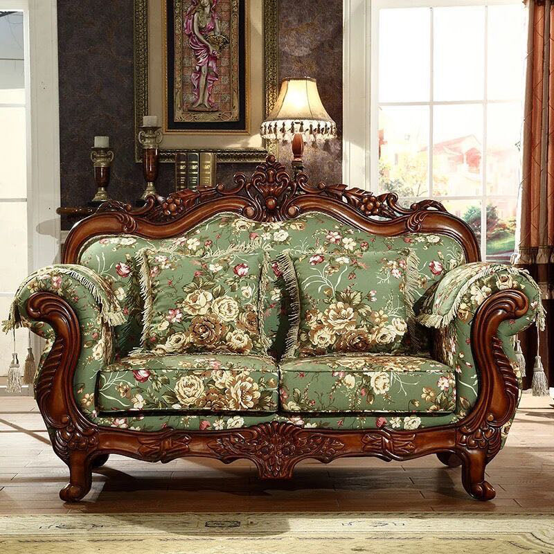 49" High Rustic Rolled Arm Sofa Linen Curved Sofa with Camel Back for Apartment