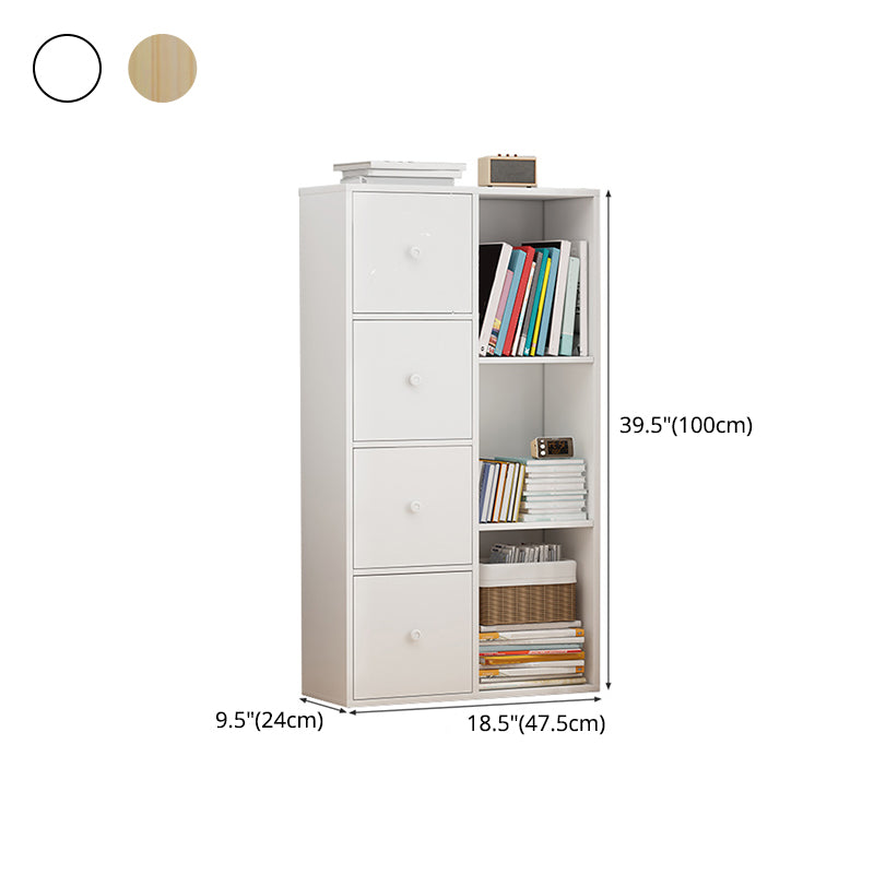 Modern & Contemporary Bookshelf Vertical Shelf Bookcase for Office