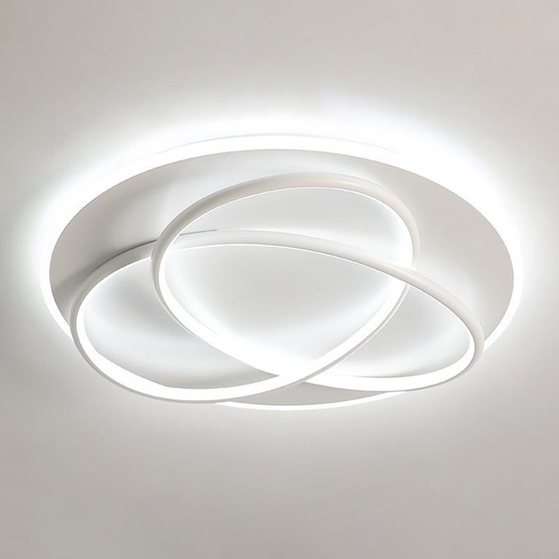 Modern Style Linear Shape Ceiling Lighting Metal 2 Light Ceiling Light for Bedroom