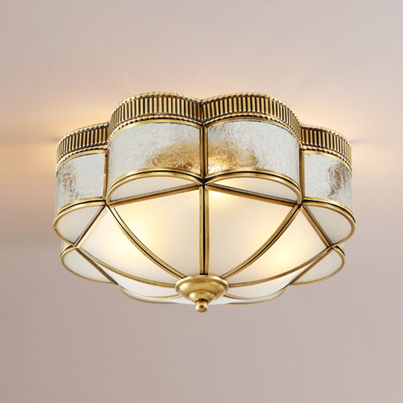 Glass Ceiling Light Fixture Minimalist Style Ceiling Flush Mount