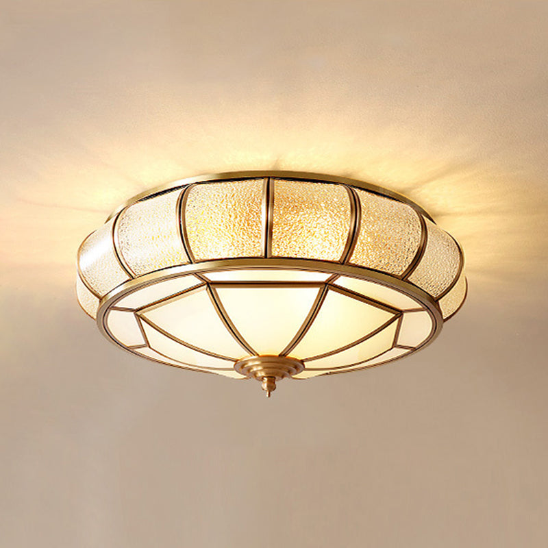 Glass Ceiling Light Fixture Minimalist Style Ceiling Flush Mount