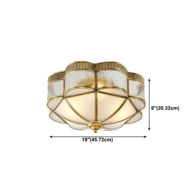 Glass Ceiling Light Fixture Minimalist Style Ceiling Flush Mount