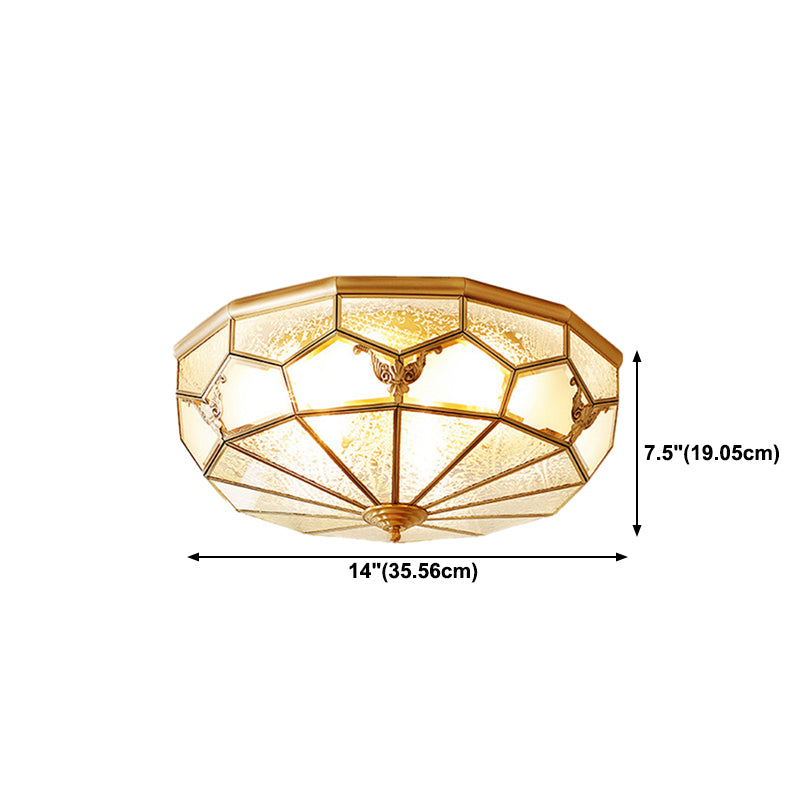 Glass Ceiling Light Fixture Minimalist Style Ceiling Flush Mount