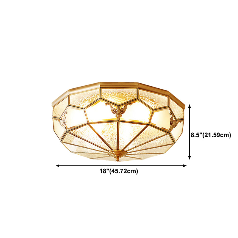 Glass Ceiling Light Fixture Minimalist Style Ceiling Flush Mount