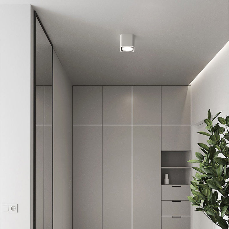 Modern Simple Style Aluminum Ceiling Light Metal Shade Geometry Ceiling Lamp for Bedroom