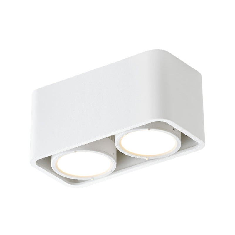 Modern Simple Style Aluminum Ceiling Light Metal Shade Geometry Ceiling Lamp for Bedroom