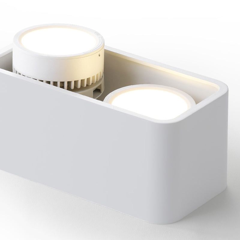 Modern Simple Style Aluminum Ceiling Light Metal Shade Geometry Ceiling Lamp for Bedroom