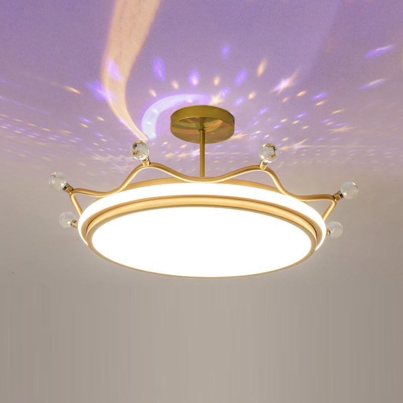 Modern Style LED Ceiling Light Colorful Flush Mount Light Fixture for Bedroom