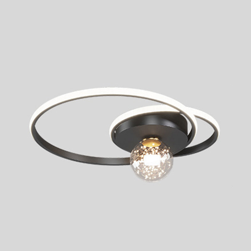 Modern Style Linear Shape Ceiling Fixtures Metal 3 Light Flush Ceiling Light Fixtures