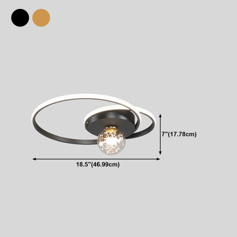 Modern Style Linear Shape Ceiling Fixtures Metal 3 Light Flush Ceiling Light Fixtures