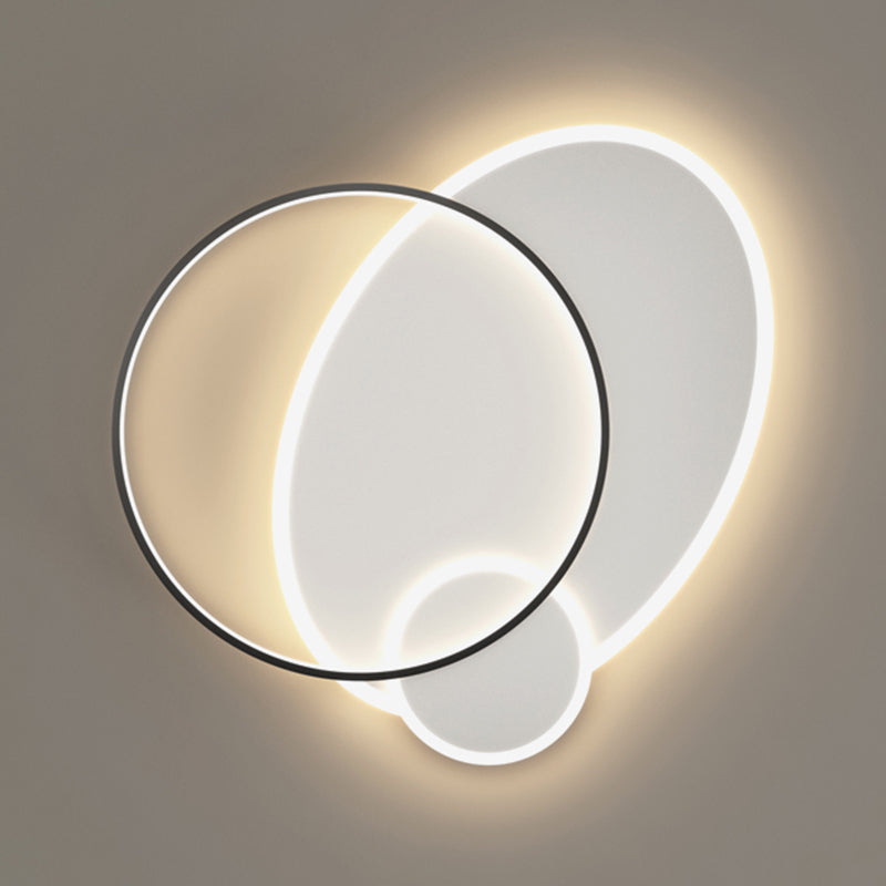 Modern Style Geometry Ceiling Fixtures Metal 3 Light Flush Mount Ceiling Light Fixtures