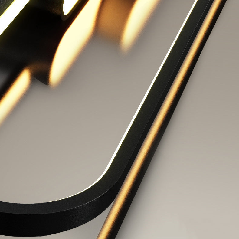 Linear Shape Island Lights Contemporary Style Metal 4 Light Island Pendant Lights