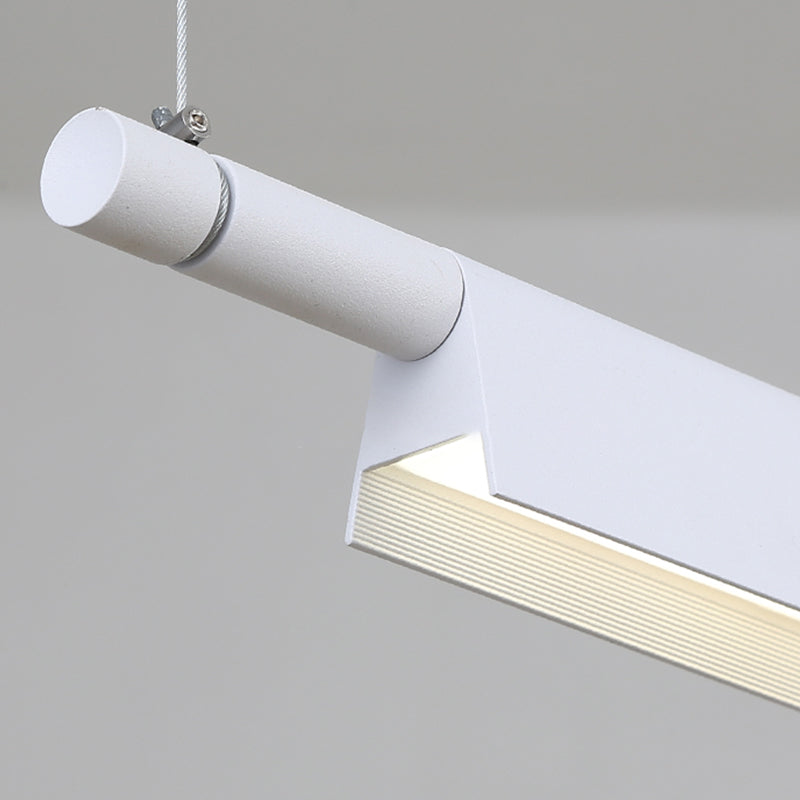 Modern Style Linear Shape Island Light Metal 1 Light Island Lighting