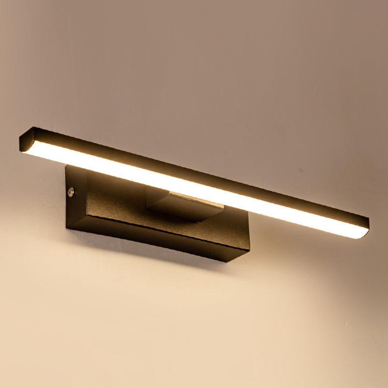 Modern Style Metal Wall Light Strip Rotatable LED Wall Sconce for Bedroom