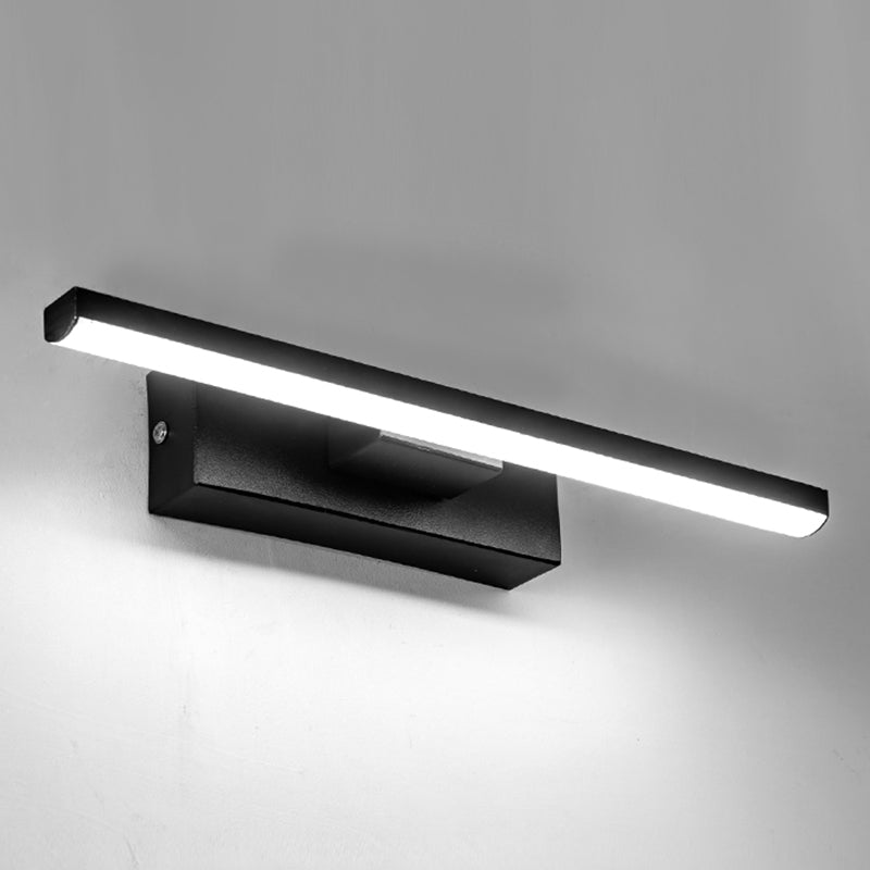Modern Style Metal Wall Light Strip Rotatable LED Wall Sconce for Bedroom