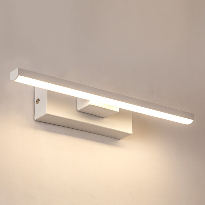 Modern Style Metal Wall Light Strip Rotatable LED Wall Sconce for Bedroom