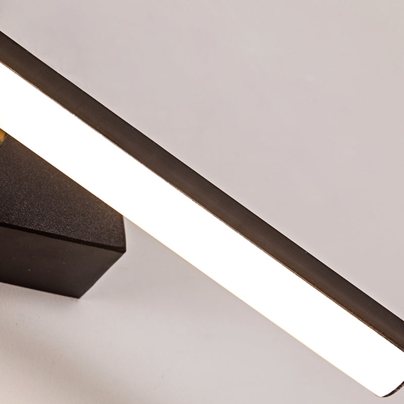 Modern Style Metal Wall Light Strip Rotatable LED Wall Sconce for Bedroom