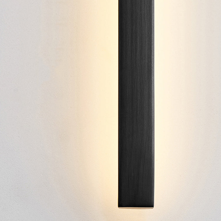 Metal Linear Shade Wall Sconce Modern Style 2 Lights Wall Mounted Light