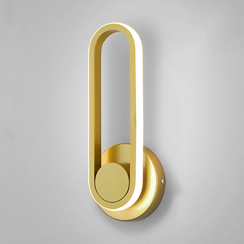 Nordic Style Aluminium Wall Light Geometry Rotatable LED Wall Lamp for Bedroom