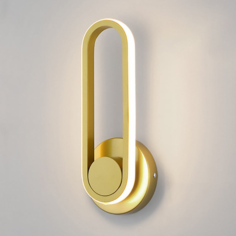 Nordic Style Aluminium Wall Light Geometry Rotatable LED Wall Lamp for Bedroom