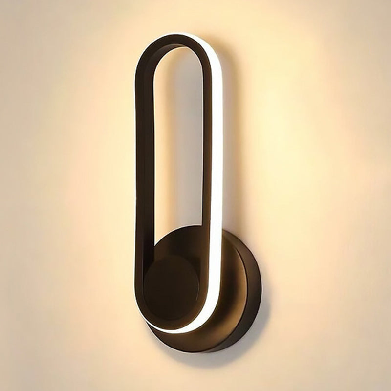 Nordic Style Aluminium Wall Light Geometry Rotatable LED Wall Lamp for Bedroom