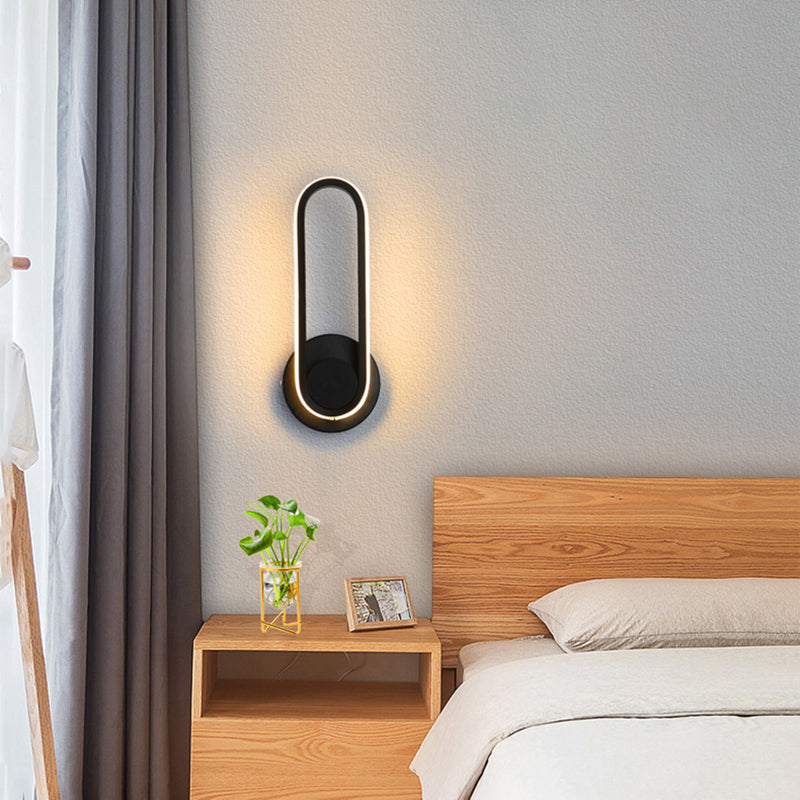 Nordic Style Aluminium Wall Light Geometry Rotatable LED Wall Lamp for Bedroom