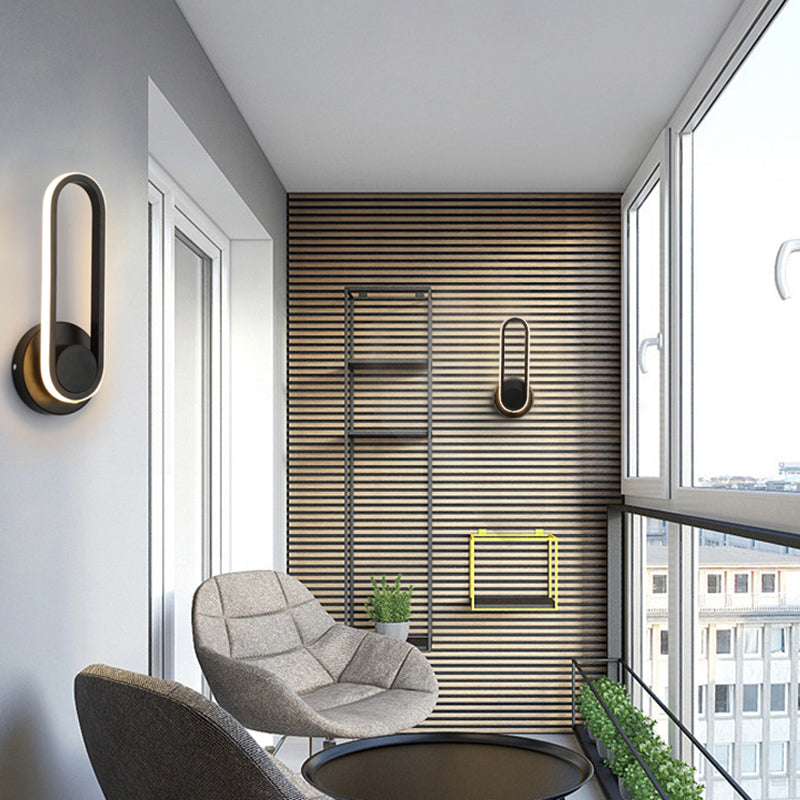 Nordic Style Aluminium Wall Light Geometry Rotatable LED Wall Lamp for Bedroom