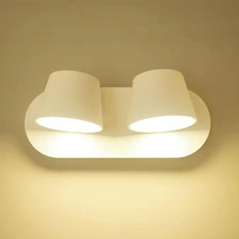 Modern Style Wall Mount Light LED Wall Sconce Light with Plastic for Living Room