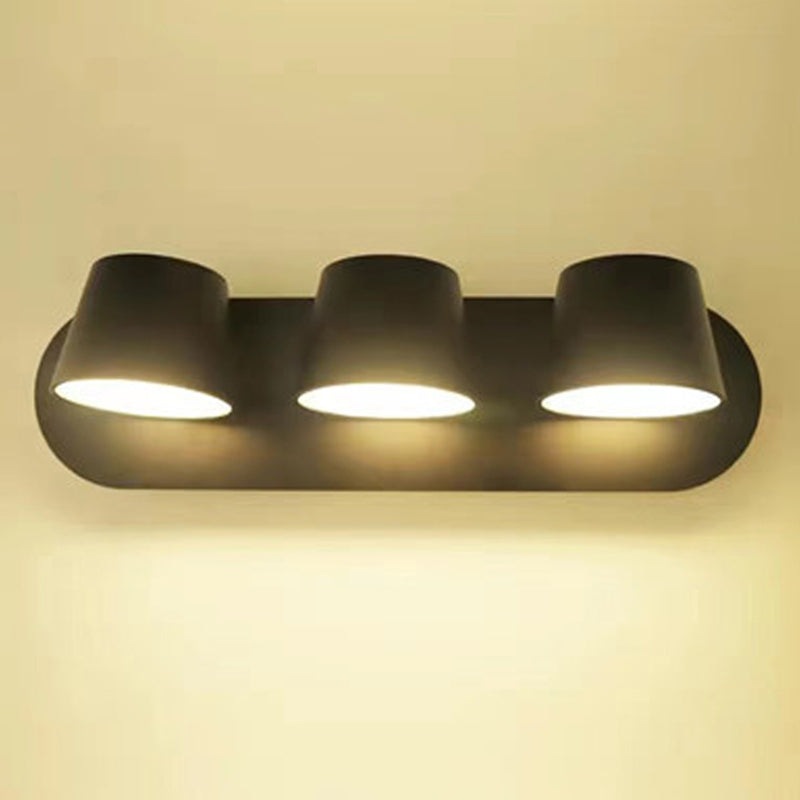 Modern Style Wall Mount Light LED Wall Sconce Light with Plastic for Living Room