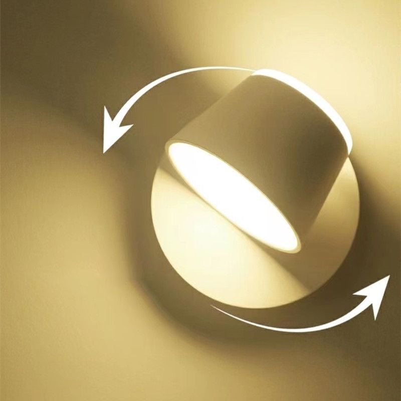 Modern Style Wall Mount Light LED Wall Sconce Light with Plastic for Living Room