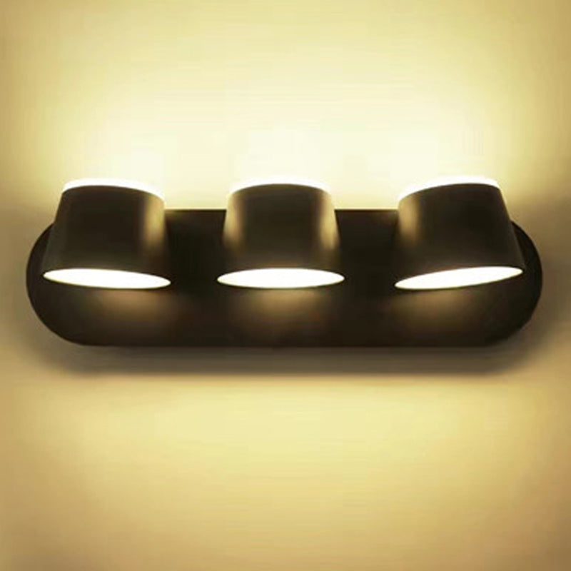 Modern Style Wall Mount Light LED Wall Sconce Light with Plastic for Living Room