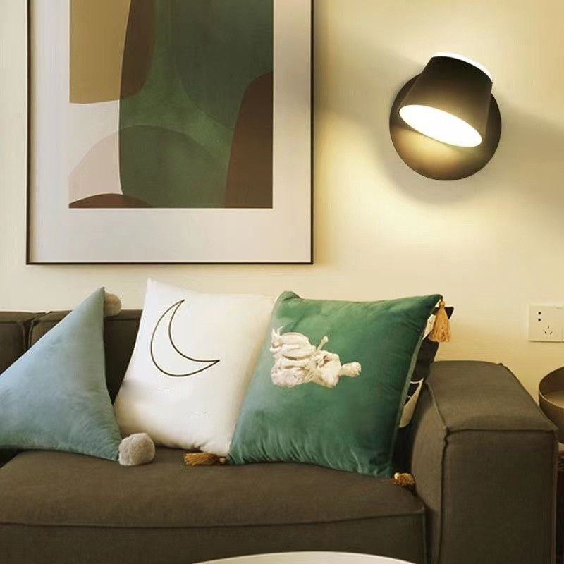 Modern Style Wall Mount Light LED Wall Sconce Light with Plastic for Living Room
