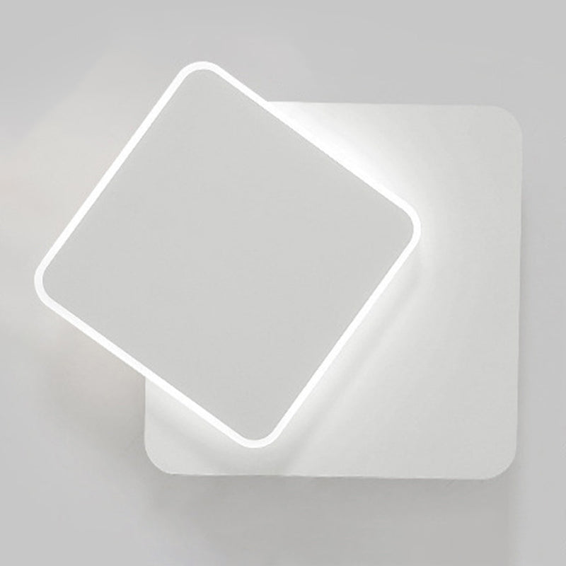 1-Light LED Wall Mount Light Modern Simple Wall Light for Living Room