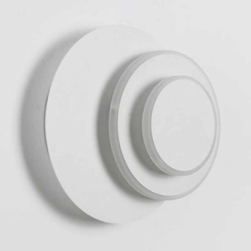 2 Lights LED Wall Mount Light Modern Simple Wall Light with Acrylic Shade for Living Room