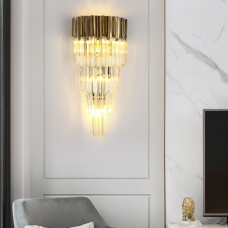 Contemporary Style Wall Light Sconce Creative Crystal Wall Light Fixture for Bedroom