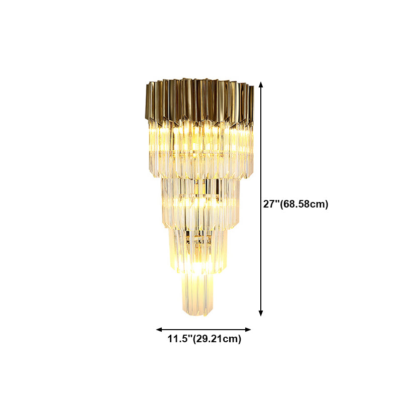 Contemporary Style Wall Light Sconce Creative Crystal Wall Light Fixture for Bedroom