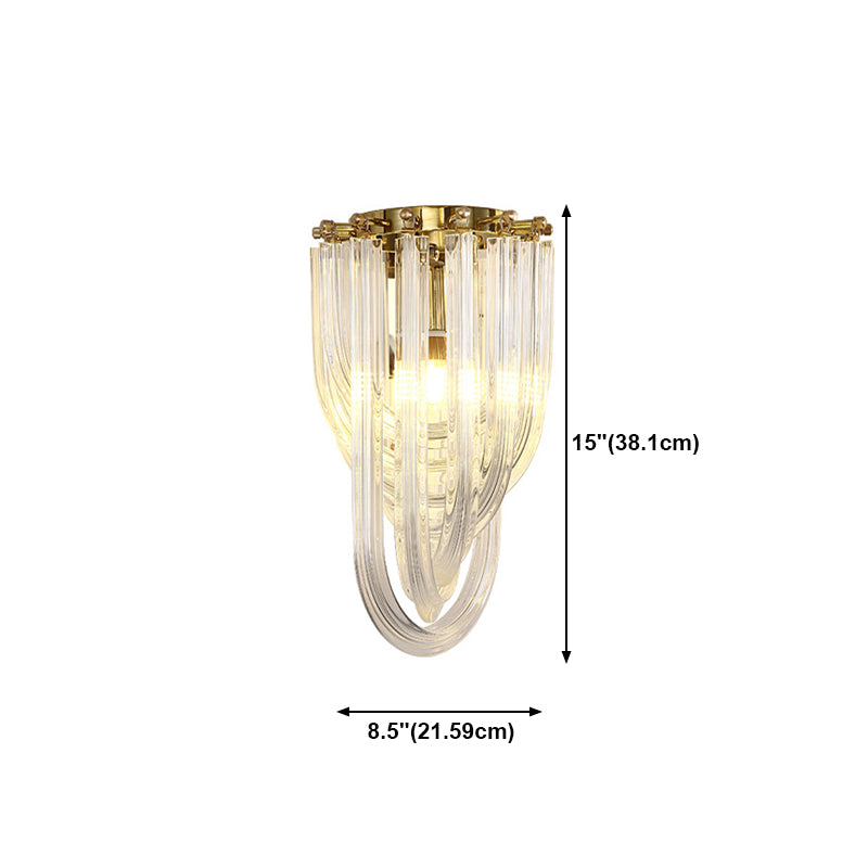 Contemporary Style Wall Light Sconce Creative Crystal Wall Light Fixture for Bedroom