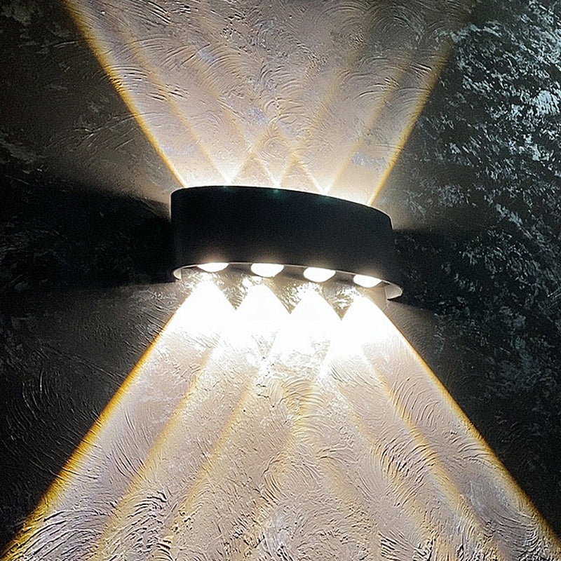 Multi Lights Geometric Wall Washer Sconce Modern Style Metal Wall Lighting Ideas