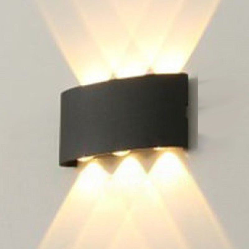 Multi Lights Geometric Wall Washer Sconce Modern Style Metal Wall Lighting Ideas