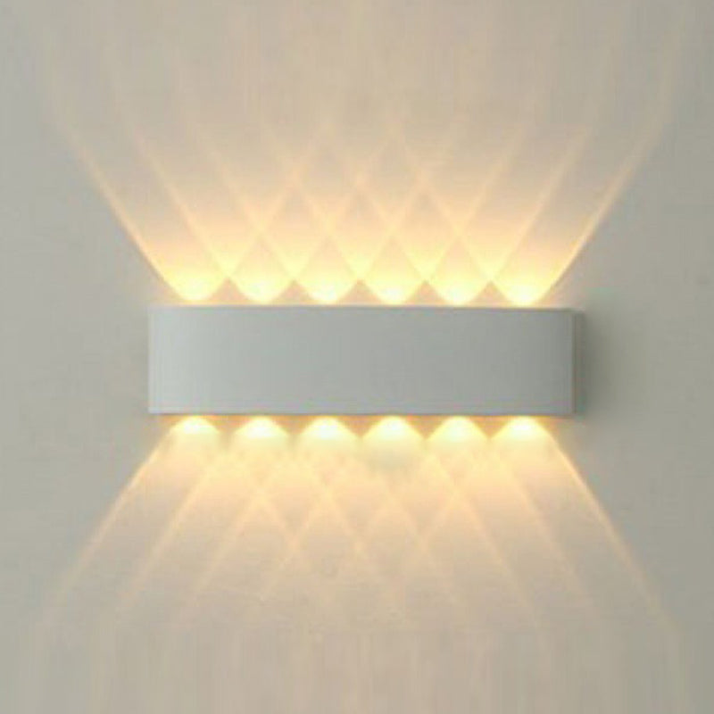 Multi Lights Geometric Wall Washer Sconce Modern Style Metal Wall Lighting Ideas
