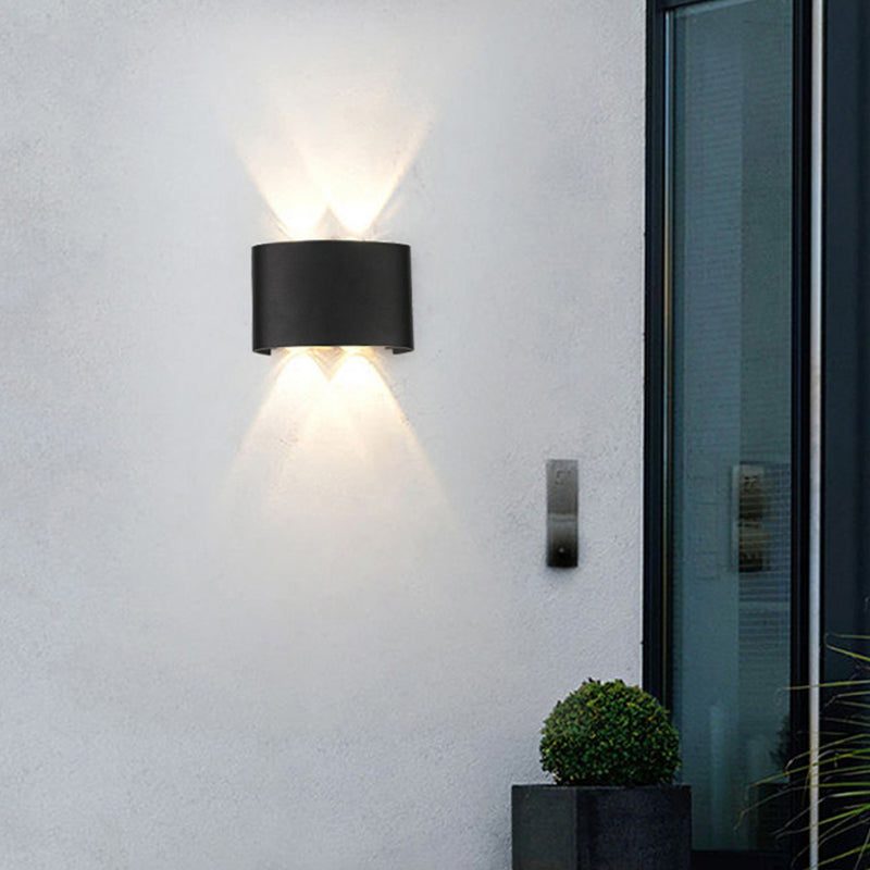 Multi Lights Geometric Wall Washer Sconce Modern Style Metal Wall Lighting Ideas