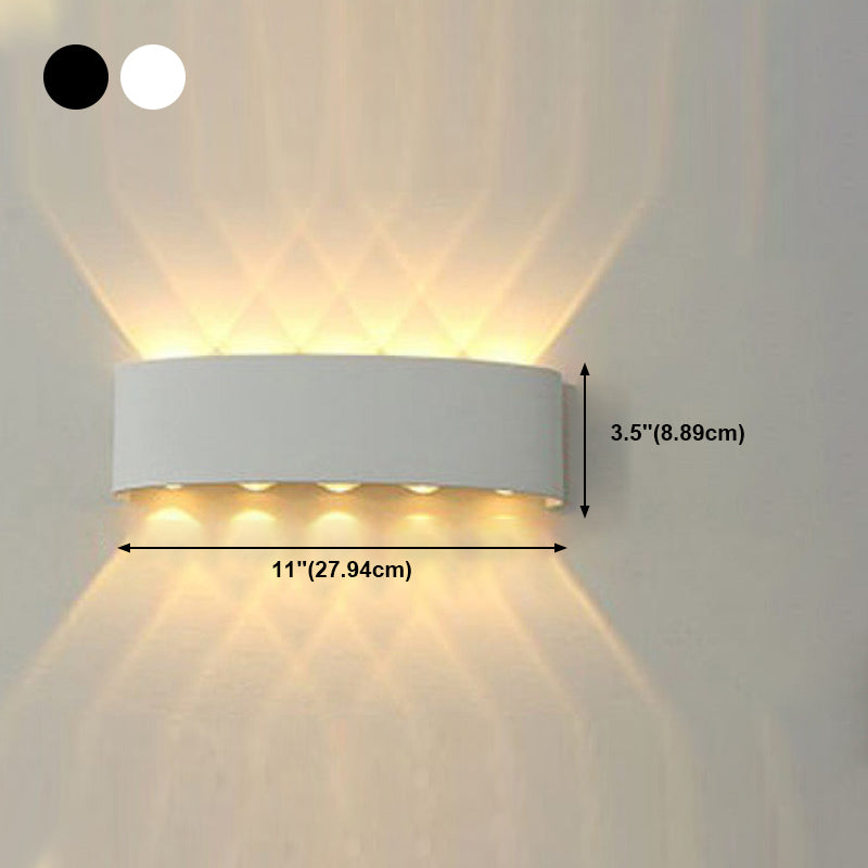Multi Lights Geometric Wall Washer Sconce Modern Style Metal Wall Lighting Ideas