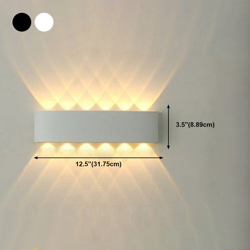 Multi Lights Geometric Wall Washer Sconce Modern Style Metal Wall Lighting Ideas