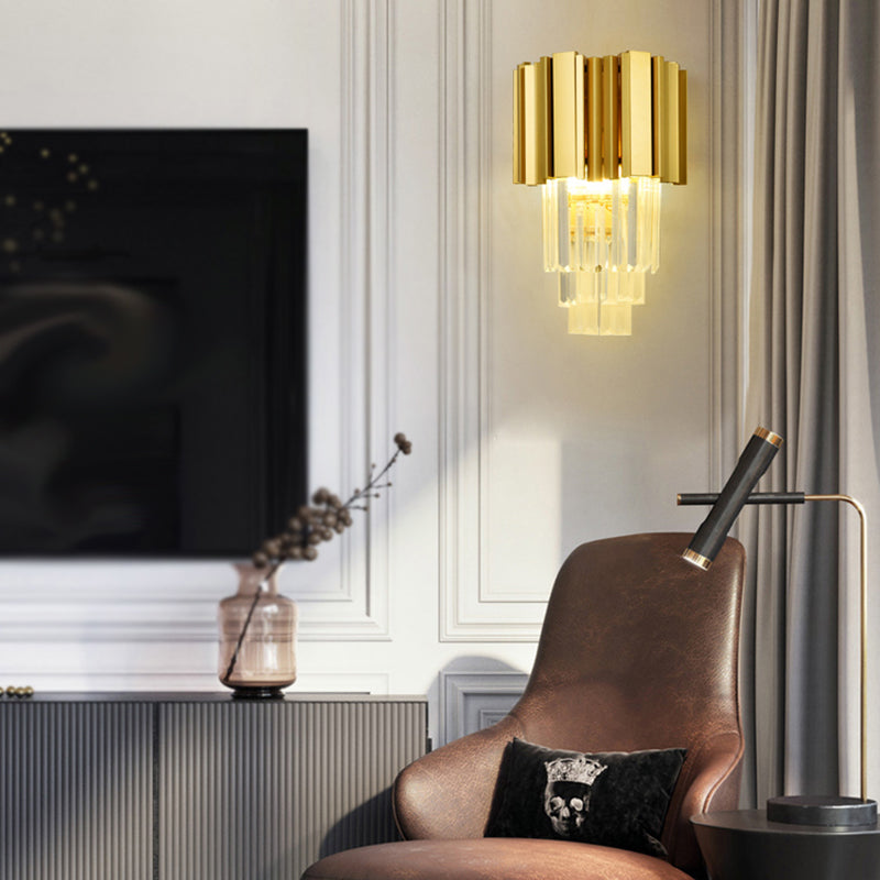 Modern Wall Light Sconce Creative Crystal shade Wall Light Fixture for Bedroom