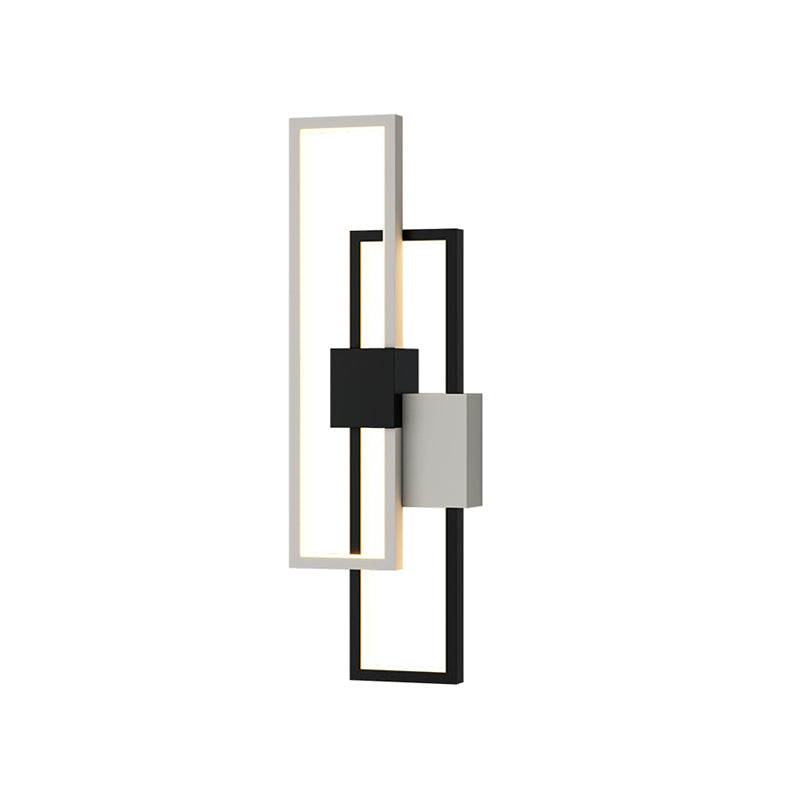 Metal Geometric Shape Wall Light Modern Style Multi Lights Wall Mounted Light Fixture