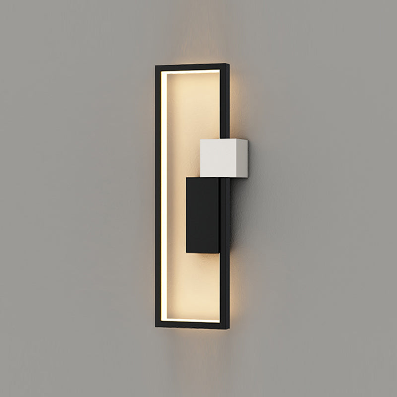 Metal Geometric Shape Wall Light Modern Style Multi Lights Wall Mounted Light Fixture
