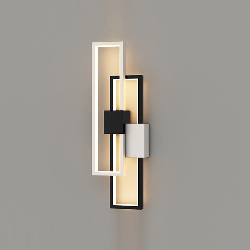 Metal Geometric Shape Wall Light Modern Style Multi Lights Wall Mounted Light Fixture